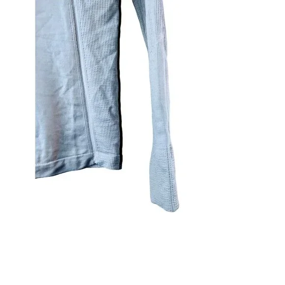 Athleta Small Light Grey Long Sleeve Athletic Shirt - Picture 9 of 9